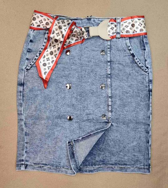 Юбка Maxim Jeans (26-31) 5105 blue (лето)