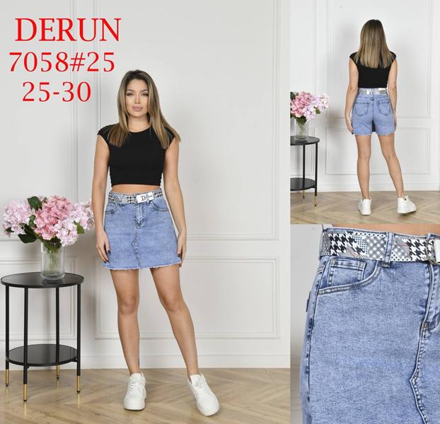 Юбка-шорты Maxim Jeans (25-30) 7058 blue (лето)