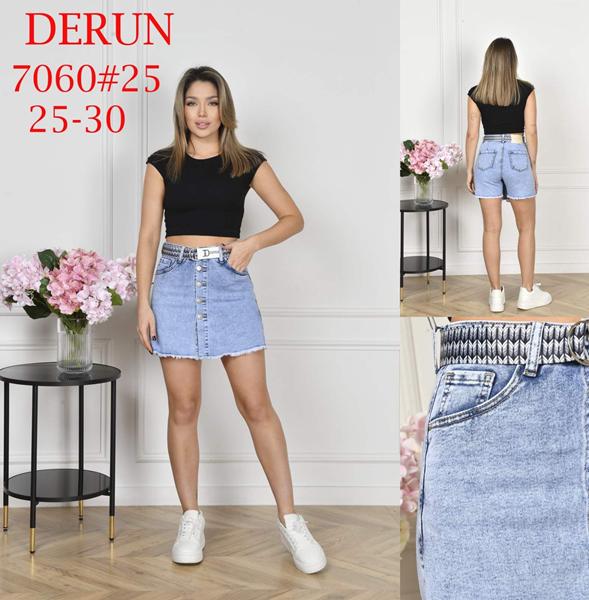 Юбка-шорты Maxim Jeans (25-30) 7060 l.blue (лето)