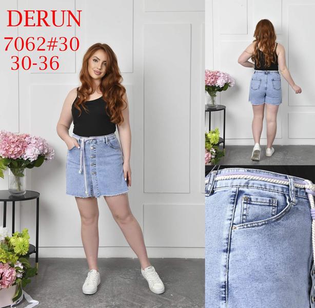 Юбка-шорты Maxim Jeans (30-36) 7062 blue (лето)