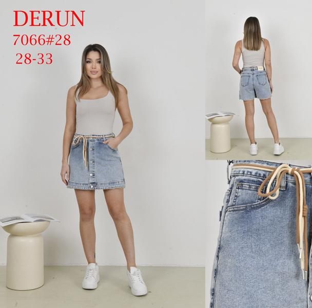 Юбка-шорты Maxim Jeans (28-33) 7066 blue (лето)