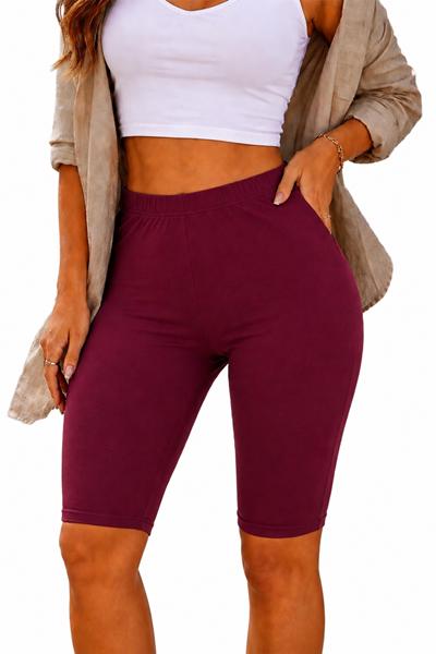 Велосипедки ALIA (M-3XL) AL201 wine (лето)