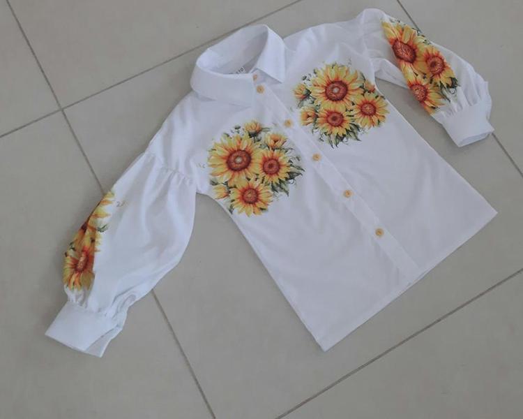 Вышиванка Limerense (116-134) DD218 white (деми)
