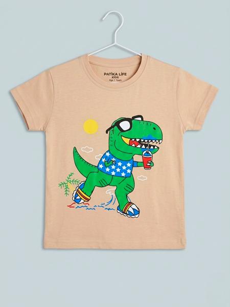 Футболка Dino (1-4) D820 beige (лето)