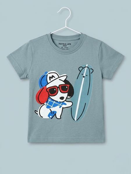 Футболка Dino (1-4) D824 grey (лето)