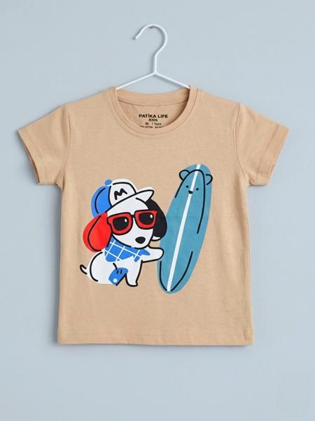Футболка Dino (1-4) D826 beige (лето)