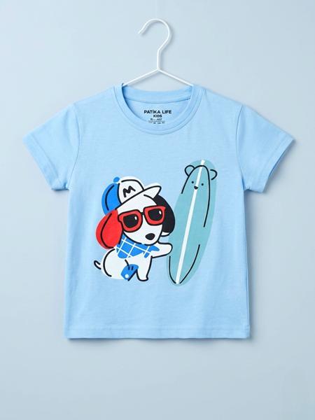 Футболка Dino (1-4) D827 l.blue (лето)