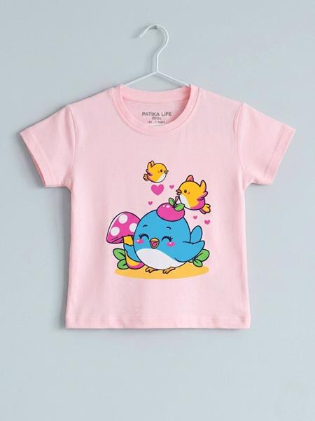 Футболка Dino (1-4) D838 pink (лето)
