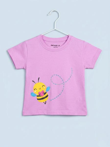 Футболка Dino (1-4) D844 purple (лето)