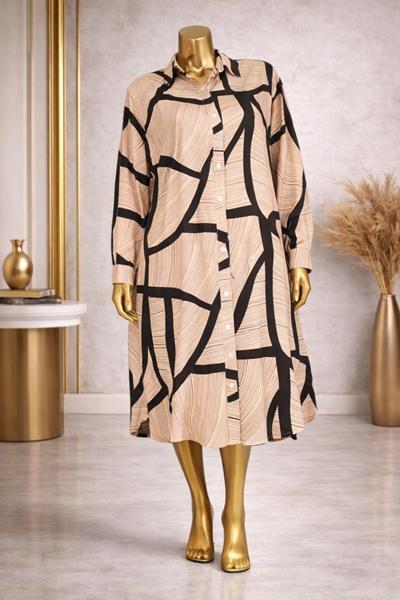 Платье Sun&Sea (XL-5XL) SD146-29 beige (лето)