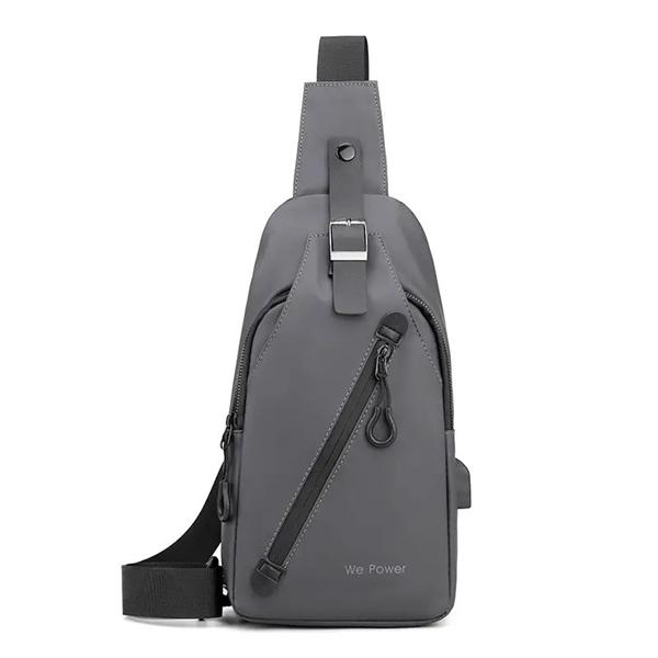 Бананка Fashion Bag (33*17*6) 110032-1 grey (деми)
