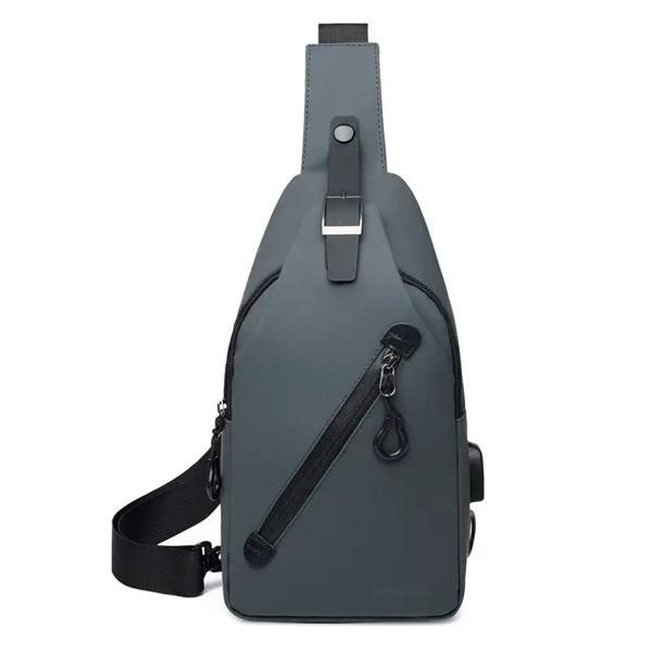 Бананка Fashion Bag (31*18*8) 1616-2 grey (деми)