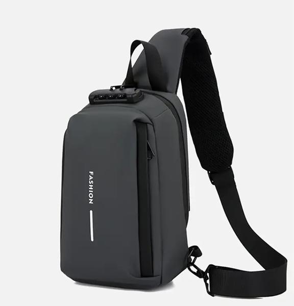 Бананка Fashion Bag (31*19*11) 2326-7-1 grey (деми)