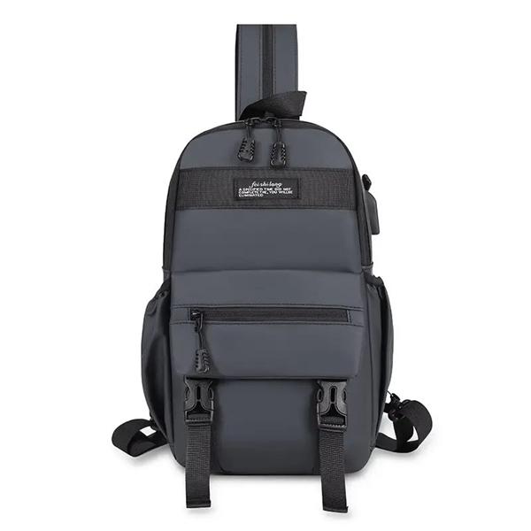 Бананка Fashion Bag (32*18*8) 3013-2 grey (деми)