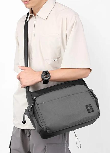 Бананка Fashion Bag (33*25*12) 3026-3 grey (деми)