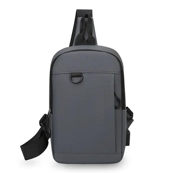 Бананка Fashion Bag (28*18*8) 8609-1 grey (деми)
