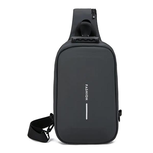 Бананка Fashion Bag (31*18*7) D03-1 d.grey (деми)