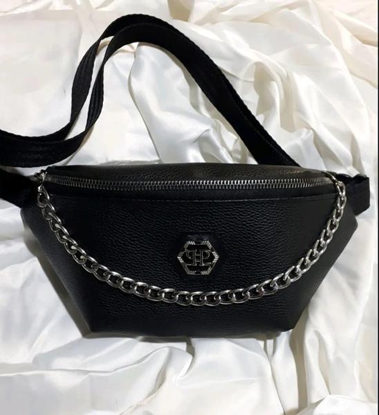 Бананка Fashion Bag (27*13*3) KNO90-2 black (деми)