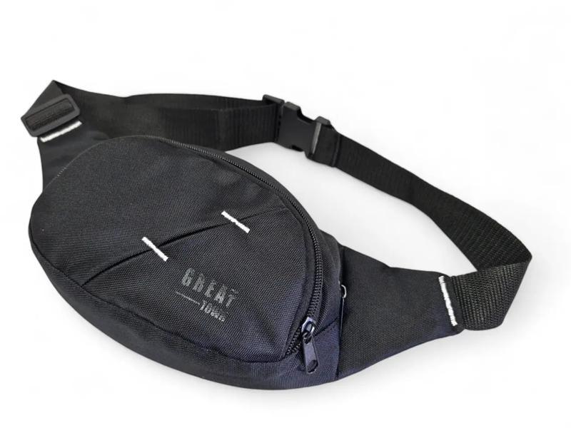 Бананка Fashion Bag (37*15*5) NO09-13 black (деми)