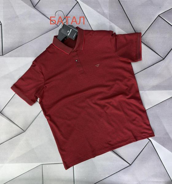 Футболка Rassul (XL-5XL) 67220 wine (лето)