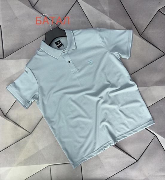 Футболка Rassul (XL-5XL) 67223 l.blue (лето)