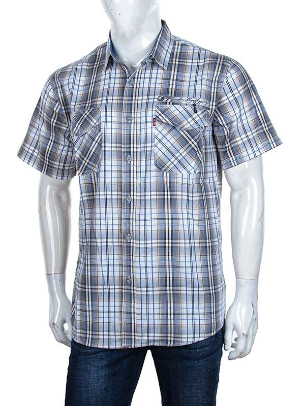 Рубашка Logaster (XL-5XL) A705-2 grey (лето)