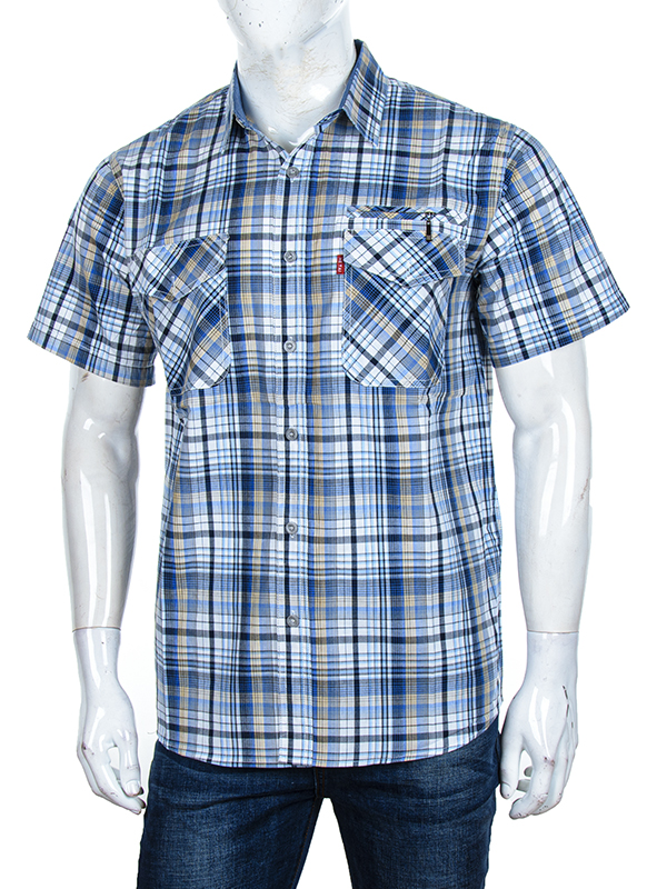 Рубашка Logaster (XL-5XL) A705-5 blue (лето)