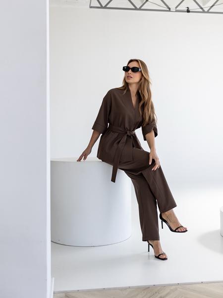 Костюм Diamanna (S-L) P239 brown (лето)