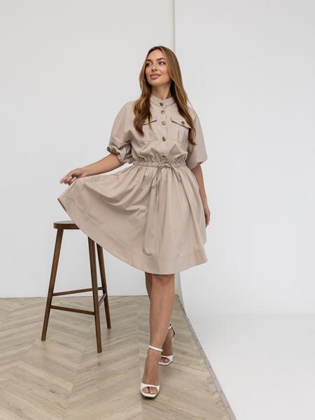 Платье Diamanna (S-M) P245 beige (лето)