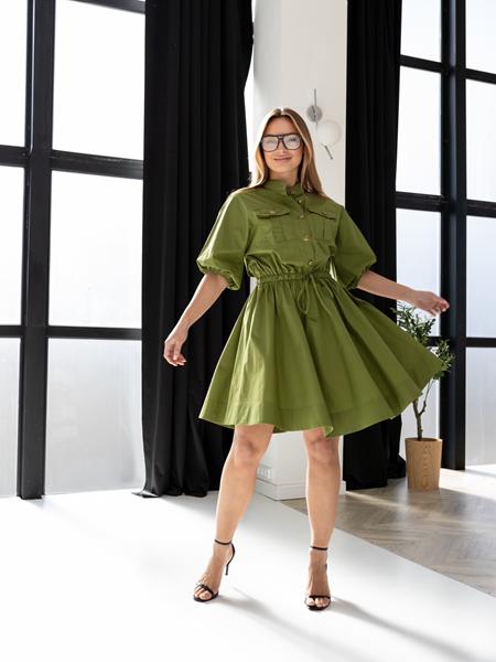 Платье Diamanna (S-M) P245 green (лето)
