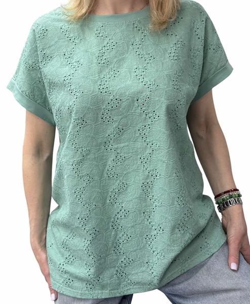 Футболка LeVisha (48-56) 25047 mint (лето)