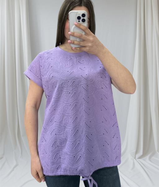 Футболка LeVisha (48-56) 25048 lilac (лето)