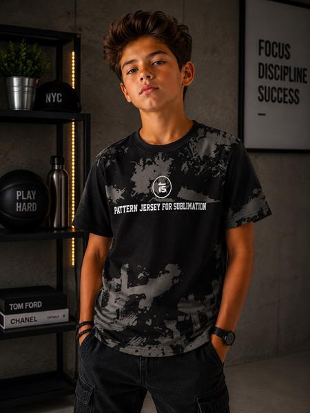 Футболка Major (134-152) 3083 black (лето)
