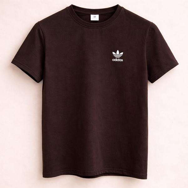 Футболка Zalov (S-2XL) ZW1599 brown (лето)