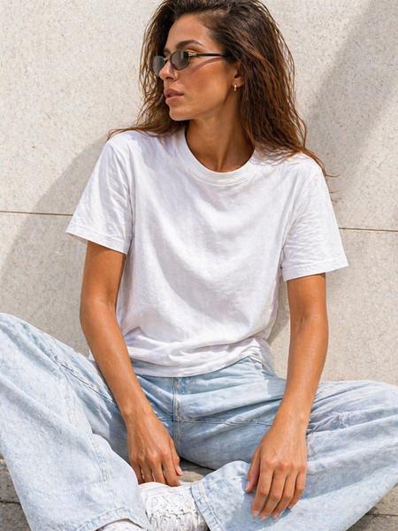 Футболка Zalov (S-2XL) ZW1656 white (лето)