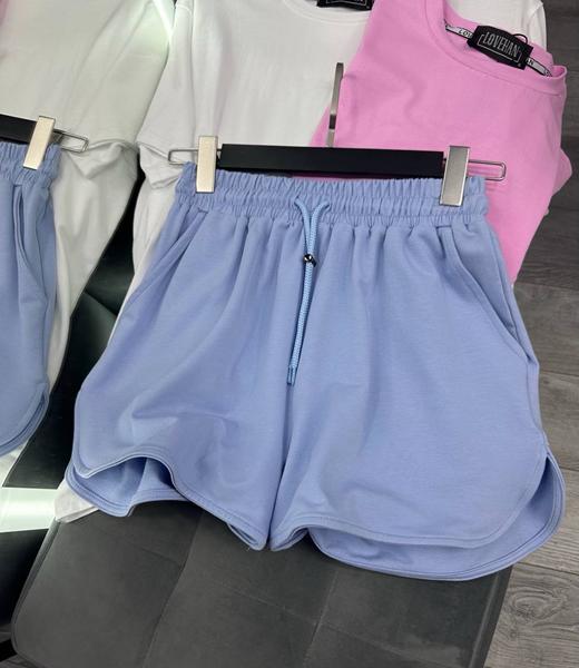 Шорты LOVEKAN (S-L) 1535 l.blue (лето)