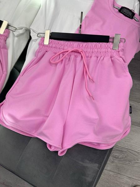 Шорты LOVEKAN (S-L) 1535 pink (лето)