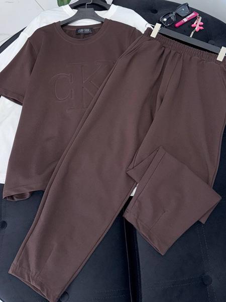 Костюм спорт LOVEKAN (S-L) 1295 chocolate (деми)
