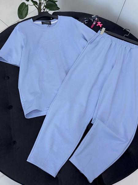 Костюм спорт LOVEKAN (S-L) 1295 l.blue (деми)