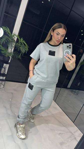 Костюм спорт LOVEKAN (S-L) 1449 l.grey (деми)