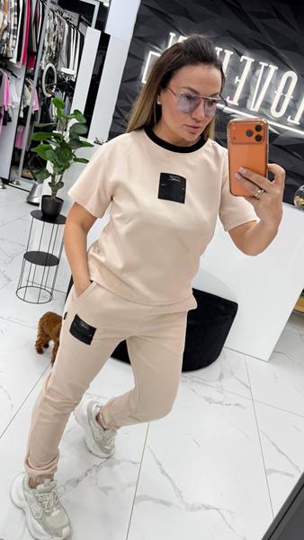 Костюм спорт LOVEKAN (S-L) 1449 apricot (деми)
