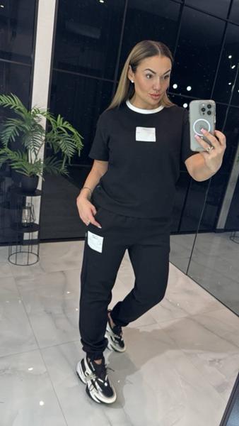 Костюм спорт LOVEKAN (S-L) 1449 black (деми)