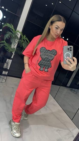 Костюм спорт LOVEKAN (S-L) 1040 coral (деми)