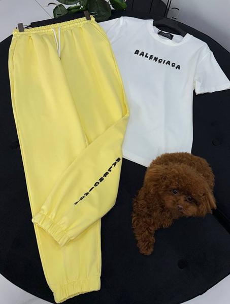 Костюм спорт LOVEKAN (S-L) 1705 yellow (деми)