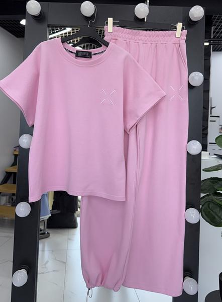 Костюм спорт LOVEKAN (S-L) 1700 pink (деми)