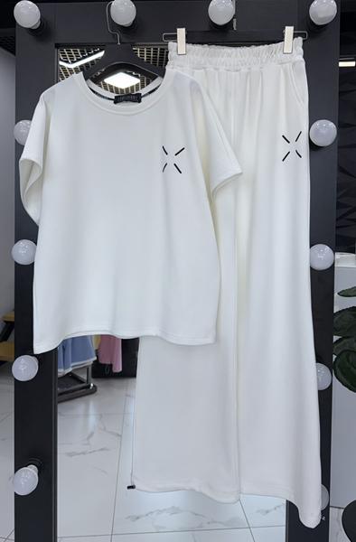 Костюм спорт LOVEKAN (S-L) 1700 white (деми)