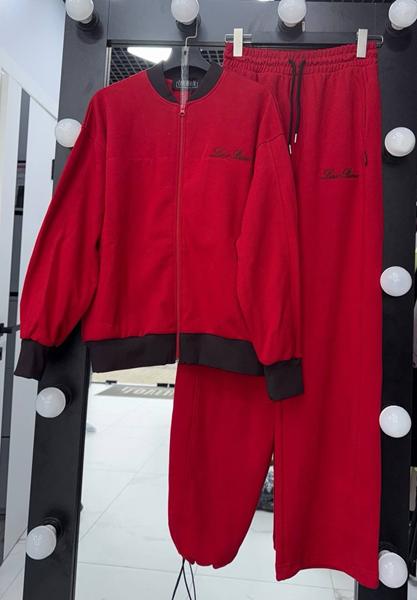 Костюм спорт LOVEKAN (S-L) 1633 red (деми)