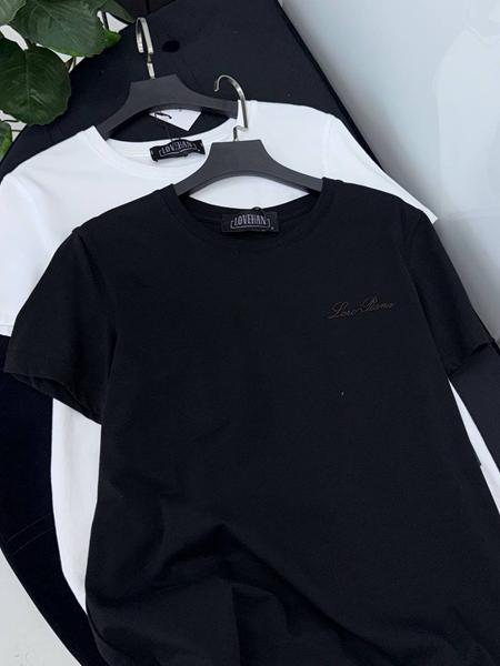 Футболка LOVEKAN (S-L) 1619 black (лето)