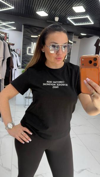 Футболка LOVEKAN (S-L) 1623 black (лето)