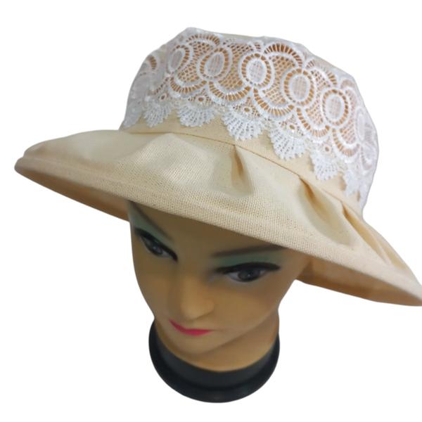 Шляпа Mabi (56-59) 0909 beige (лето)